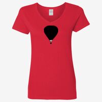 Ladies' Heavy Cotton™ V-Neck T-Shirt Thumbnail